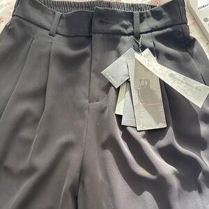 Elegant Black Wide Leg Pants